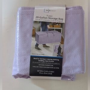 New Mainstays Purple 20 Gallon Storage Bag